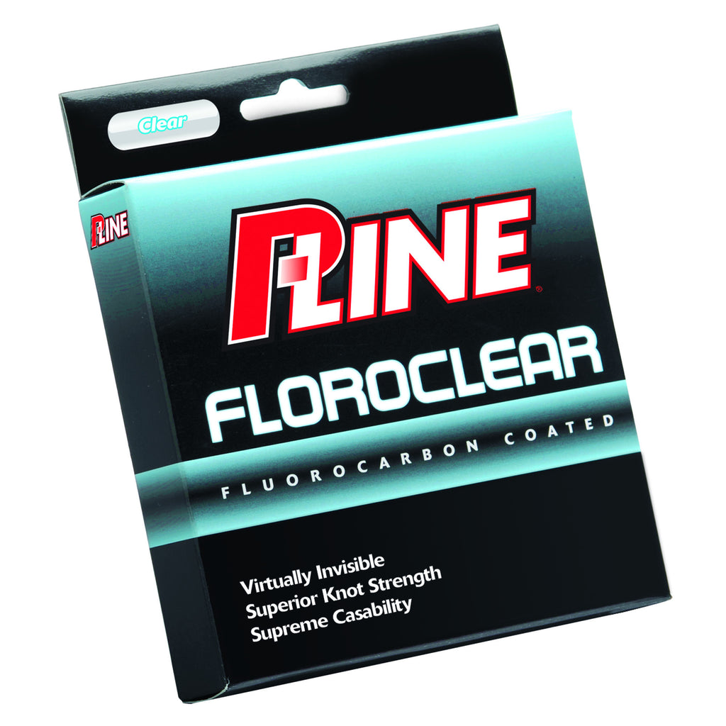 PLine FloroClear Fluorocarbon Coated Fishing Line Coyote Bait & Tackle