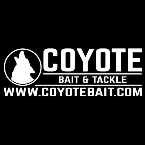 Coyote Bait & Tackle Decal (9.25 x 3.25")