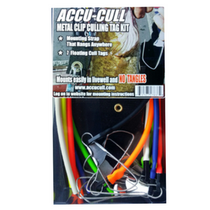 Accu-Cull Metal Clip Culling Tag Kit