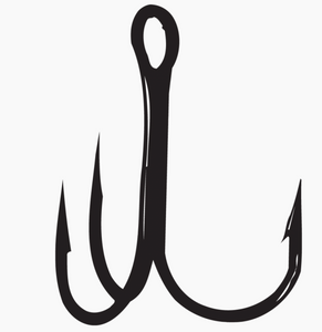 2017 new black fishing hook Gamakatsu Treble Round Bend Hook – Coyote Bait & Tackle