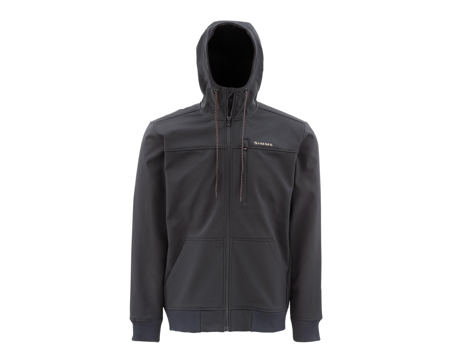 Gilet Simms Rogue homme XL noir zip softshell doublé polaire Gilet Simms Rogue homme XL noir zip softshell doublé polaire