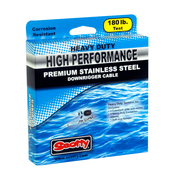Scotty Premium Stainless Steel Downrigger Cable